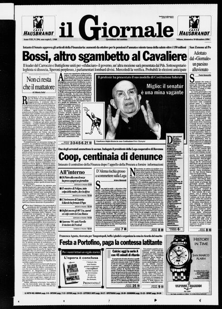 Il giornale : quotidiano del mattino